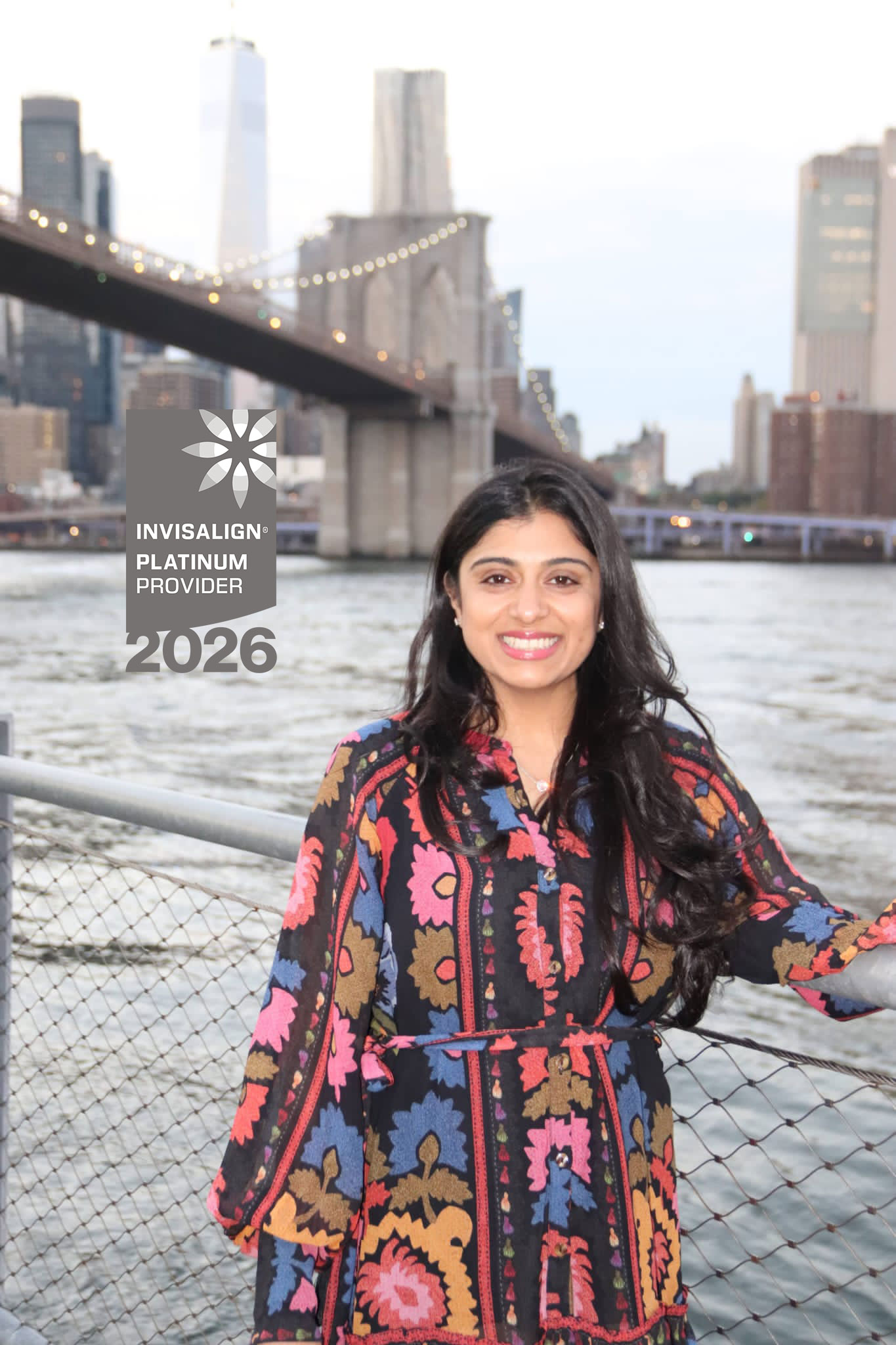 Dr. Nishita Gandhi by the Brooklyn Bridge